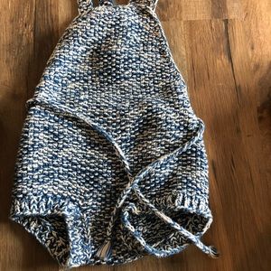 Misha and puff knit sun suit